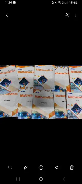Maths modules allen set of 10