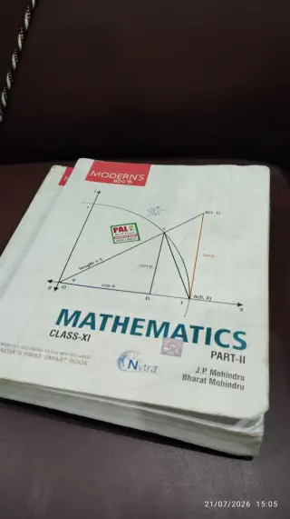 MODERN'S abc mathematics for class 11th vol(1,2)