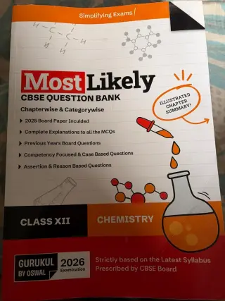 Most likely CBSE question bank chemistry 2026