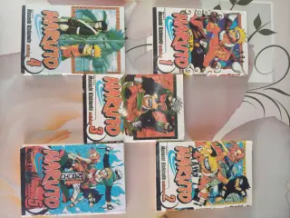 NARUTO  Art by  Masashi Kishimoto volume 1 to 5