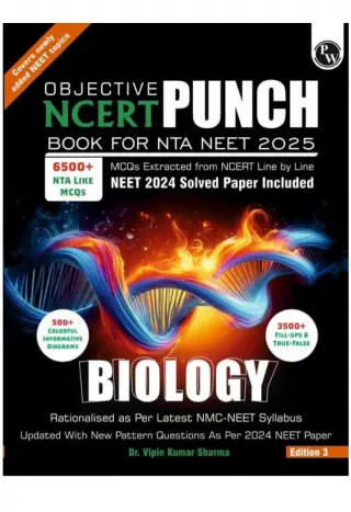 NCERT punch 2025 biology pw