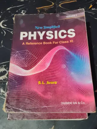 New simplified physics a reference book class 11th