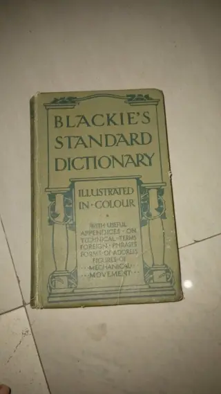 Original 1940s Blackie's War Time Dictionary - War book