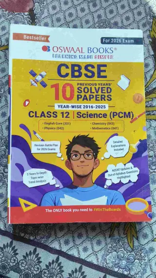 Oswaal class 12 cbse 10 years previous years paper