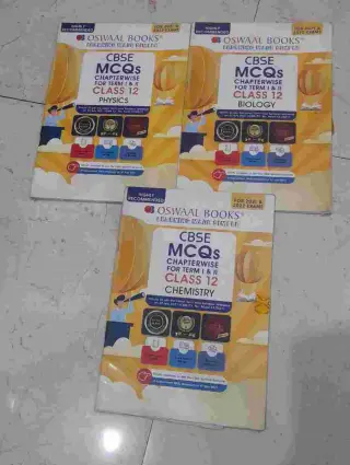Oswaal Class 12 MCQ Chapterwise Question Bank Set