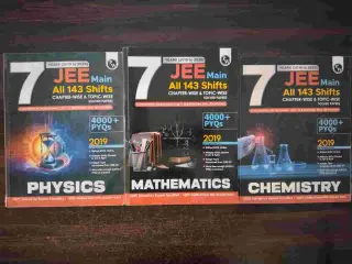 Past 7 year JEE main PYQ Book of PCM of 143 Shifts