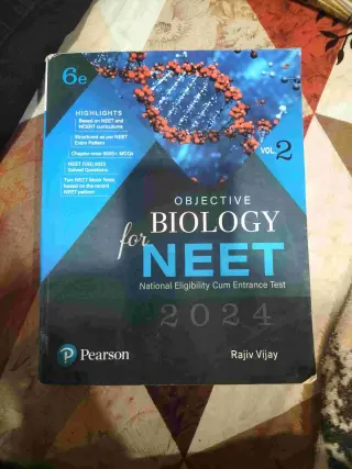 Pearson objective biology for neet class 12