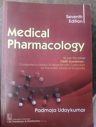 PHARMACOLOGY FOR MEDICAL STUDENTS - New Book in Mundiyambakkam - Bookaao