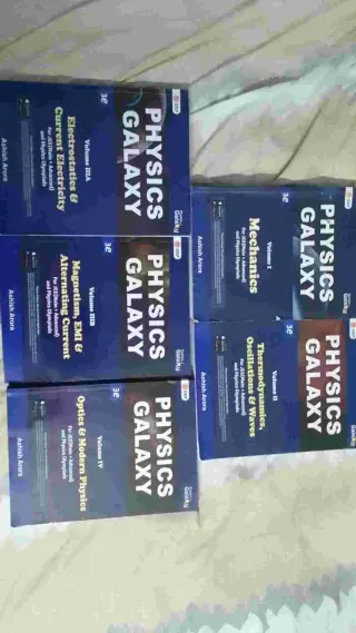 Physics galaxy 5 books set