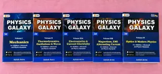 Physics Galaxy Set Of 5 Volumes For JEE (Main & Ad