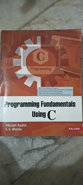 Programming fundamentals using C - Second Hand - Bookaao