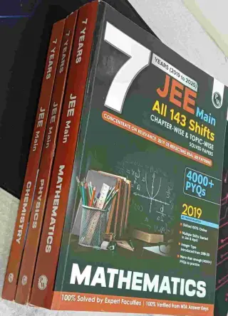 PW JEE 7 years pyq books LATEST EDITION ( ALMOST UNUSED )