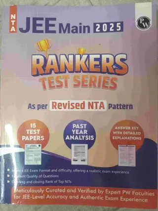 PW JEE Main 2025 Rankers Test Series (NTA Pattern)