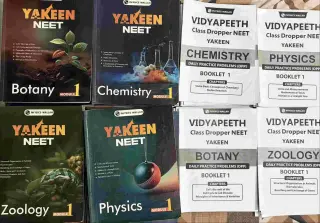 PW YAKEEN NEET modules + Vidyapeeth DPP booklets
