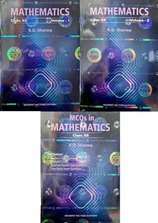 R.D. Sharma Combo Pack Class 12