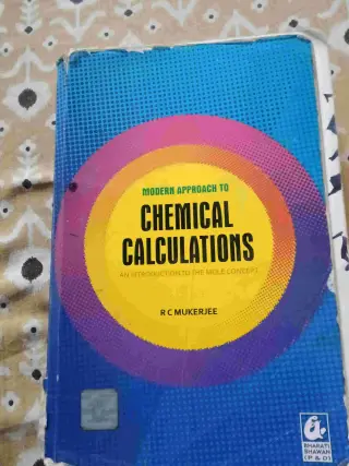 RC MUKHERJEE CHEMICAL CALCULATIONS