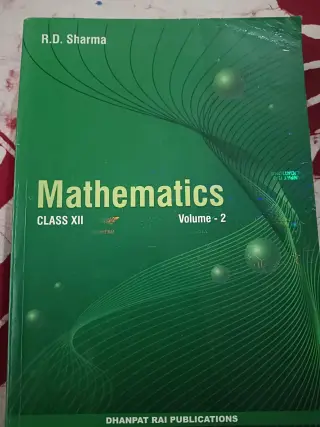 Rd sharma class 12 vol 1 and 2 set