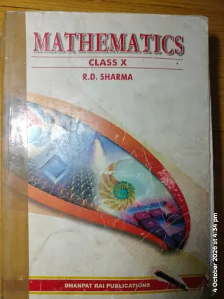 RD Sharma Mathematics Class 10 | CBSE |