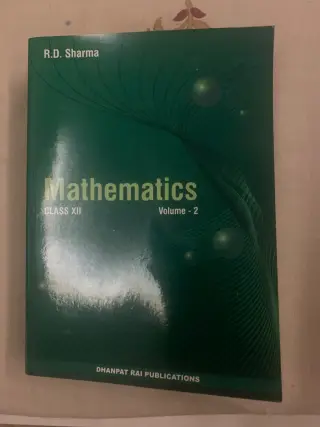 RD SHARMA PART 2 CLASS 12