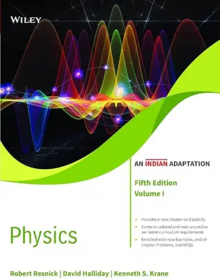 Resnickhalliday ksk latest Indian edition physics - New Book - Bookaao