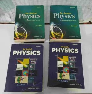 S.L. Arora PHYSICS Book set for both class 11 ,12