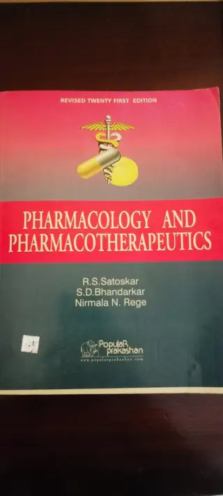 Satoskar's pharmacology and pharmacotherapeutics