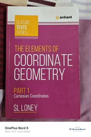 Sl Loney coordinate geometry by Arihant Publicatio