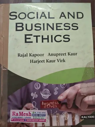 Social And Business Ethics - New Book - Bookaao