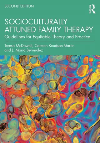 Socioculturally Attuned Family Therapy: Guidelines - New Book - Bookaao