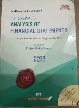 T. S. Grewal's Analysis of Financial Statements - New Book - Bookaao