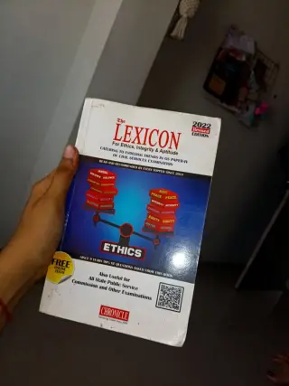 The lexicon for ethics, integrity and aptitude