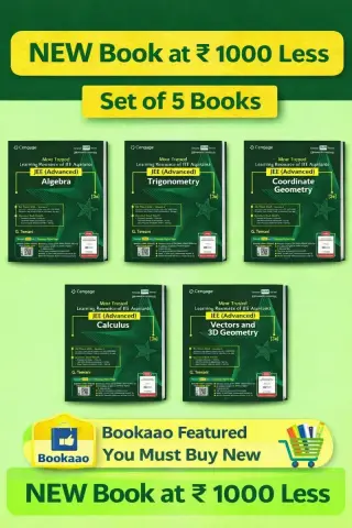 Cengage Mathematics Combo for JEE Advanced: Algebra + Calculus + Coordinate Geometry + Trigonometry + Vectors and 3D Geometry Set of 5 Books with Free Online Assessments & Digital Content
