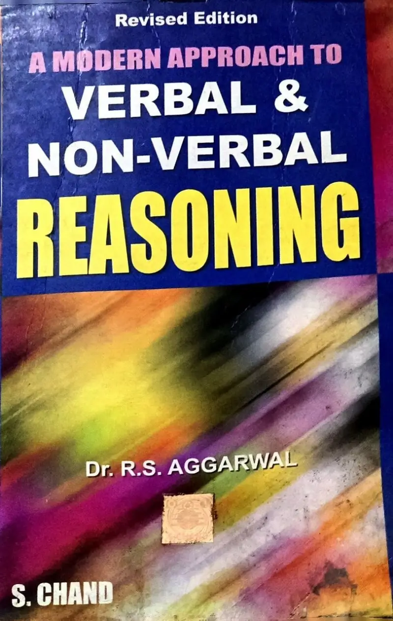 Buy Second Hand A MODERN APPROACH TO VERBAL& NON- VEBAL  REASONING in UJHANI - Bookaao