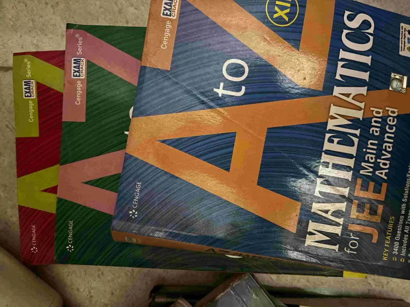 Buy New A to z cengage physics chemistry maths in Lucknow - Bookaao