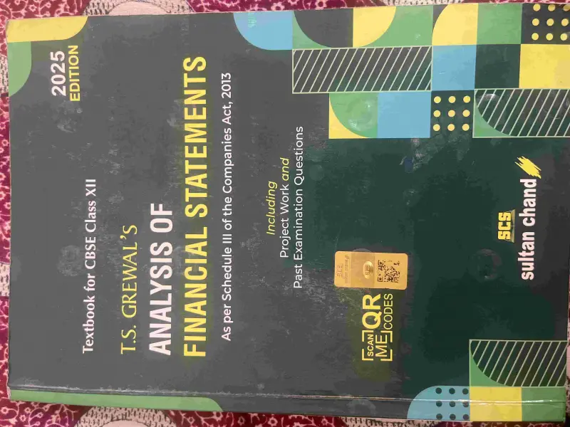 Buy Second Hand Accountancy Analysis of financial Statements 2025 in Delhi , noor nagar - Bookaao
