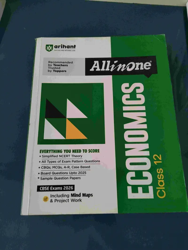 Buy Second Hand ALL IN ONE CLASS 12 ECONOMICS GUIDE BOOK in PRAYAGRAJ - Bookaao