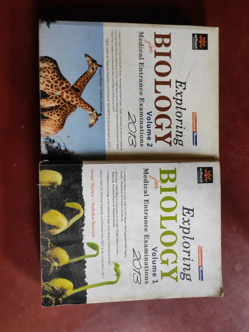 Buy Second Hand Arihant exploring biology vol 1 and 2 combo in Kolaghat - Bookaao