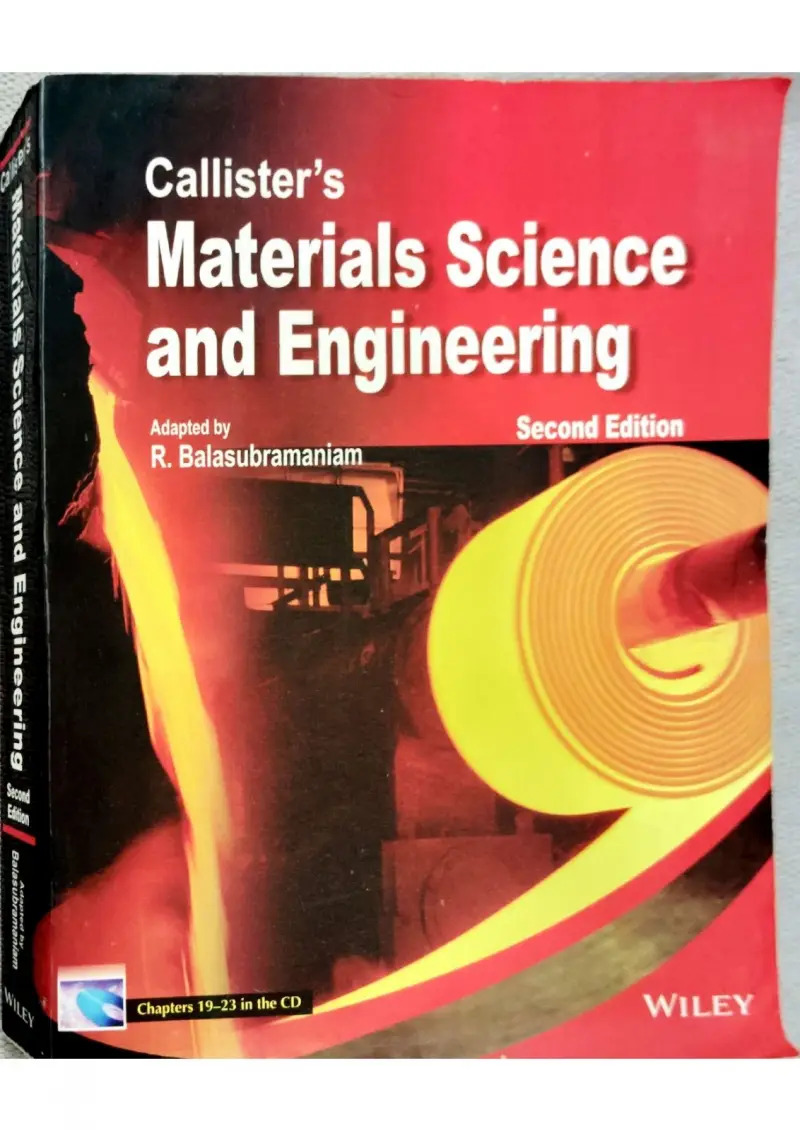 Buy Second Hand Callisters Materials science and Engineering in Azamgarh - Bookaao