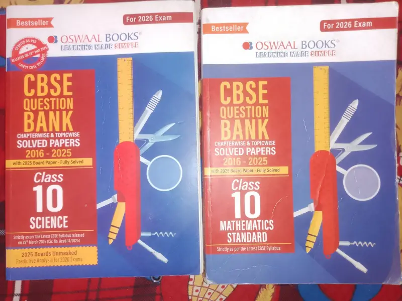 Buy New CBSE class 10th Question Bank Science + Math Combo in DARBHANGA - Bookaao