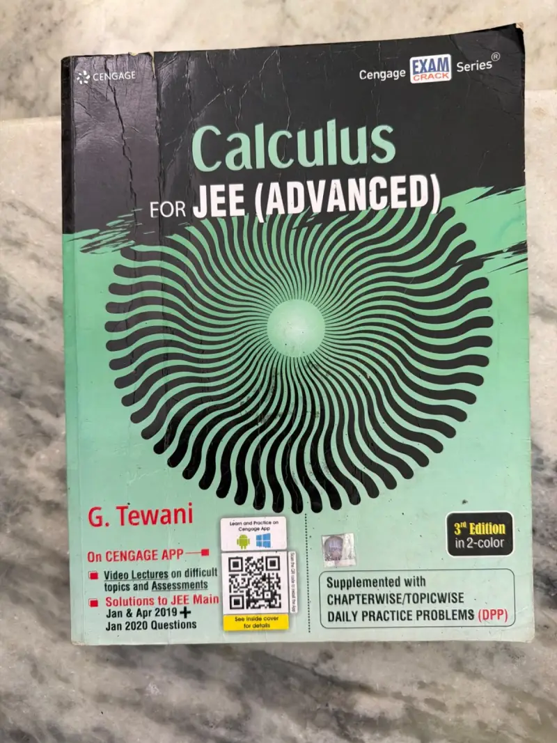 Buy Second Hand Cengage Calculus for JEE Advanced 3e in Asansol - Bookaao
