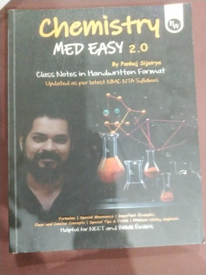Buy Second Hand Chemistry med easy 2.0 and physics med easy 2.0 pw in Village Bisrakh sec 1 Greater Noida - Bookaao