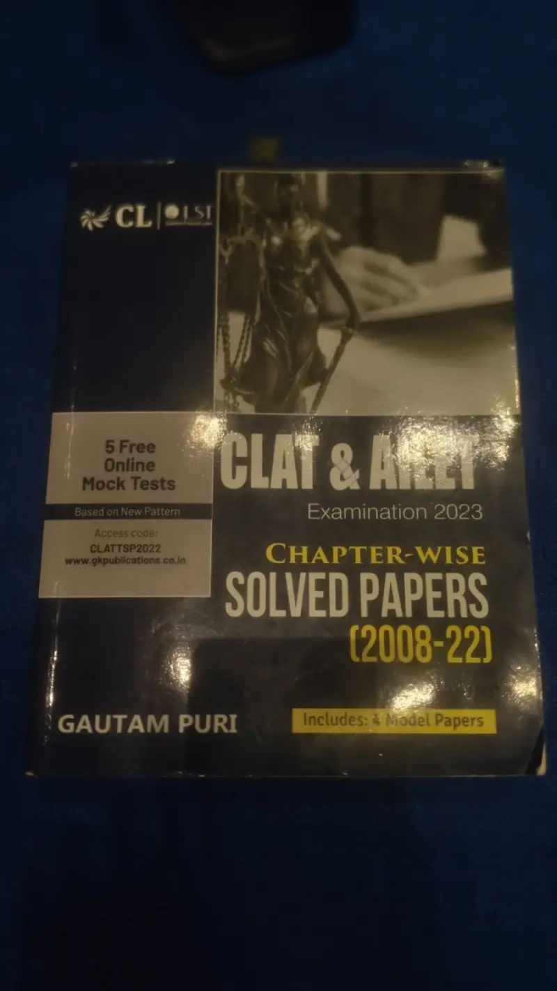 Buy Second Hand CLAT & AILET EXAMINATION 2023 in East Singhbhum - Bookaao