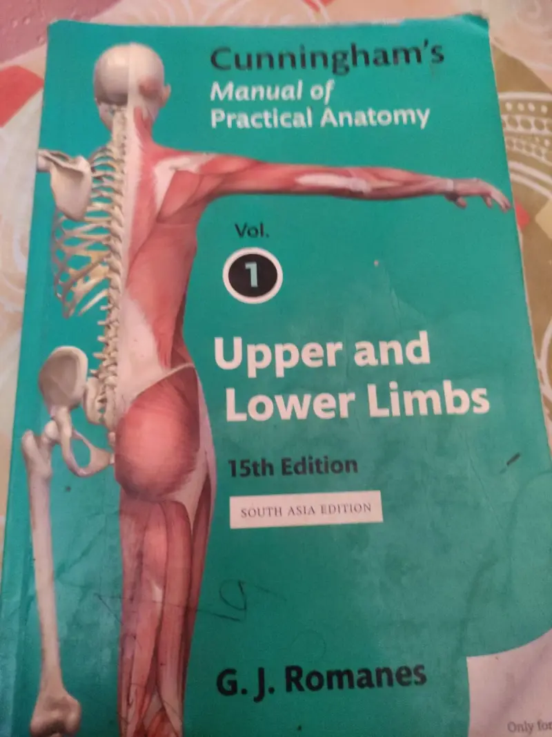 Buy Second Hand Cunningham's Manual of Practical Anatomy in Ernakulam - Bookaao