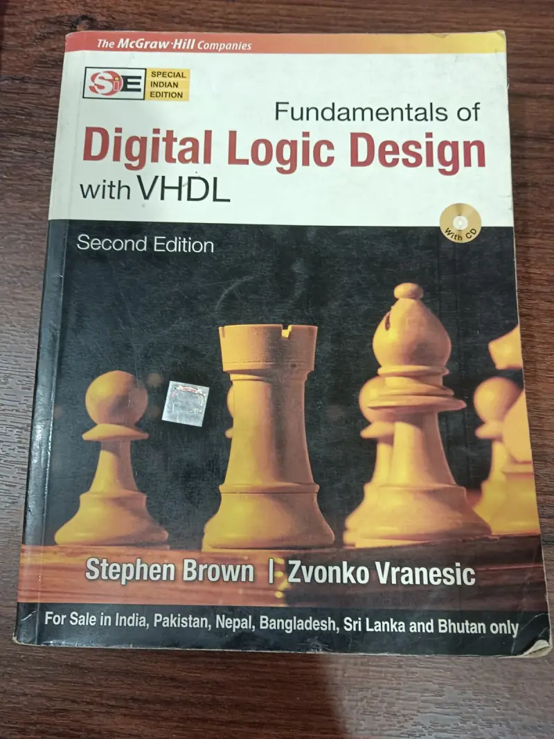 Buy Second Hand Digital Logic Design with VHDL in Hyderabad - Bookaao
