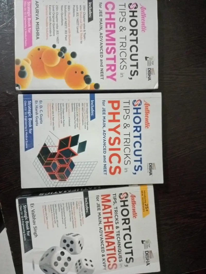 Buy Second Hand Disha JEE Shortcuts for Physics, Chemistry & Maths in Raisen - Bookaao