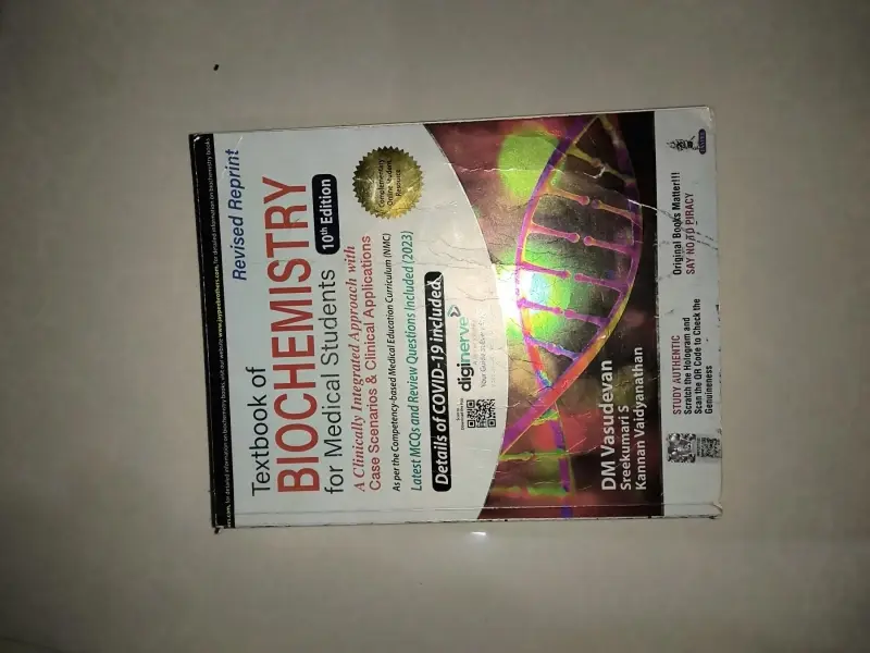 Buy Second Hand Dm vasudevan biochemistry in Hyderabad - Bookaao