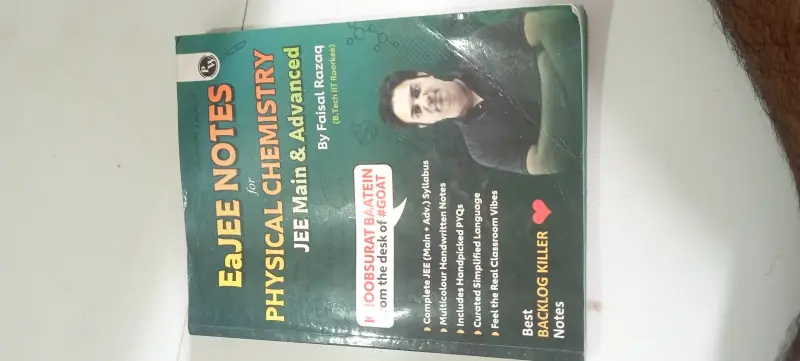 Buy Second Hand Eajee Notes For PHYSICAL CHEMISTRY (by Faisal sir) in Begusarai - Bookaao