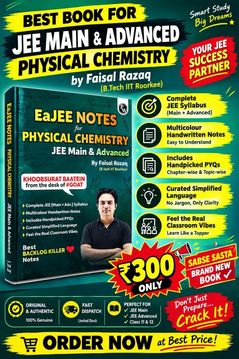 Buy New Eajee Notes for Physical Chemistry | by Faisal Sir in Mainpuri - Bookaao