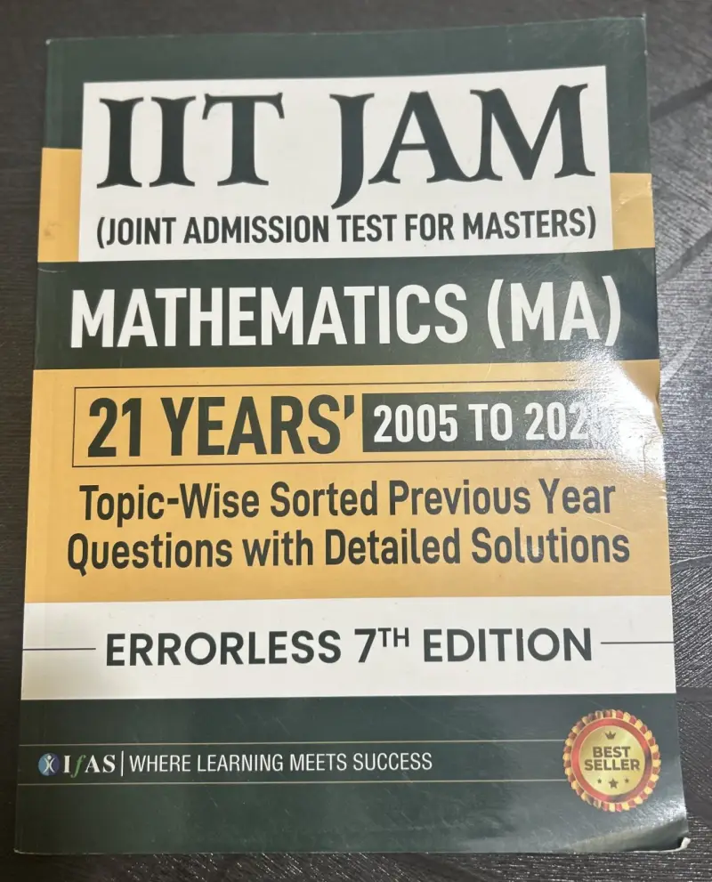 Buy Second Hand IIT JAM Mathematics 7th Edition IFAS in Ranchi - Bookaao