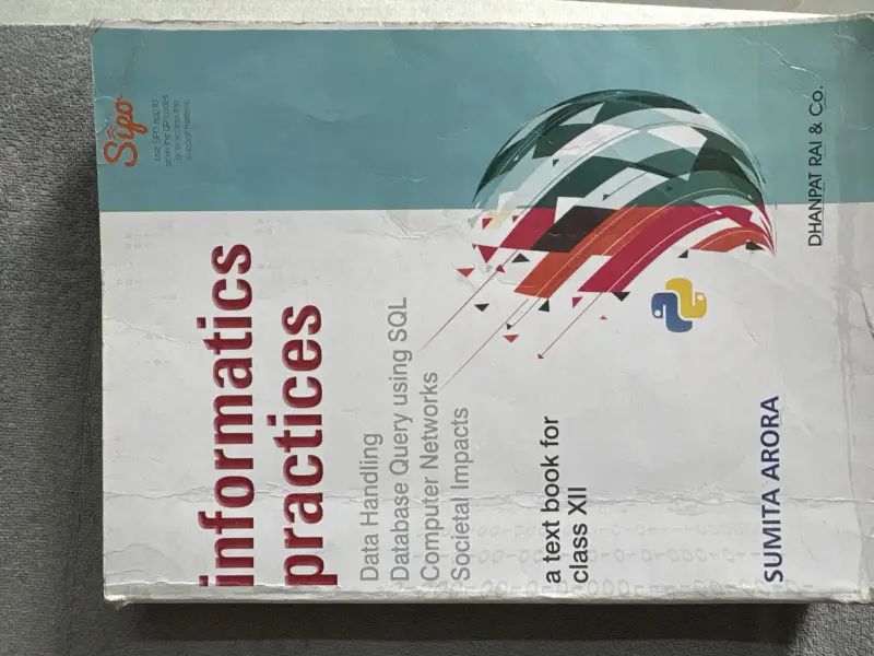 Buy Second Hand Informatics Practice Class 12 in Hyderabad - Bookaao